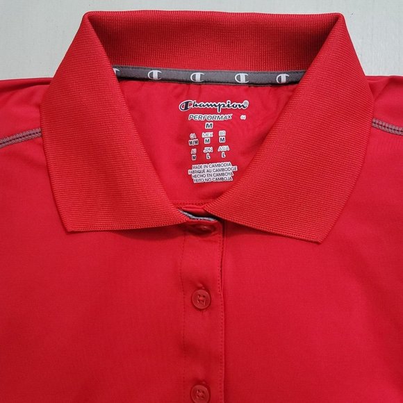 Champion Performax Womens Sz M Athletic Polo Short Sleeve Tech Work Shirt NEW - Picture 11 of 11